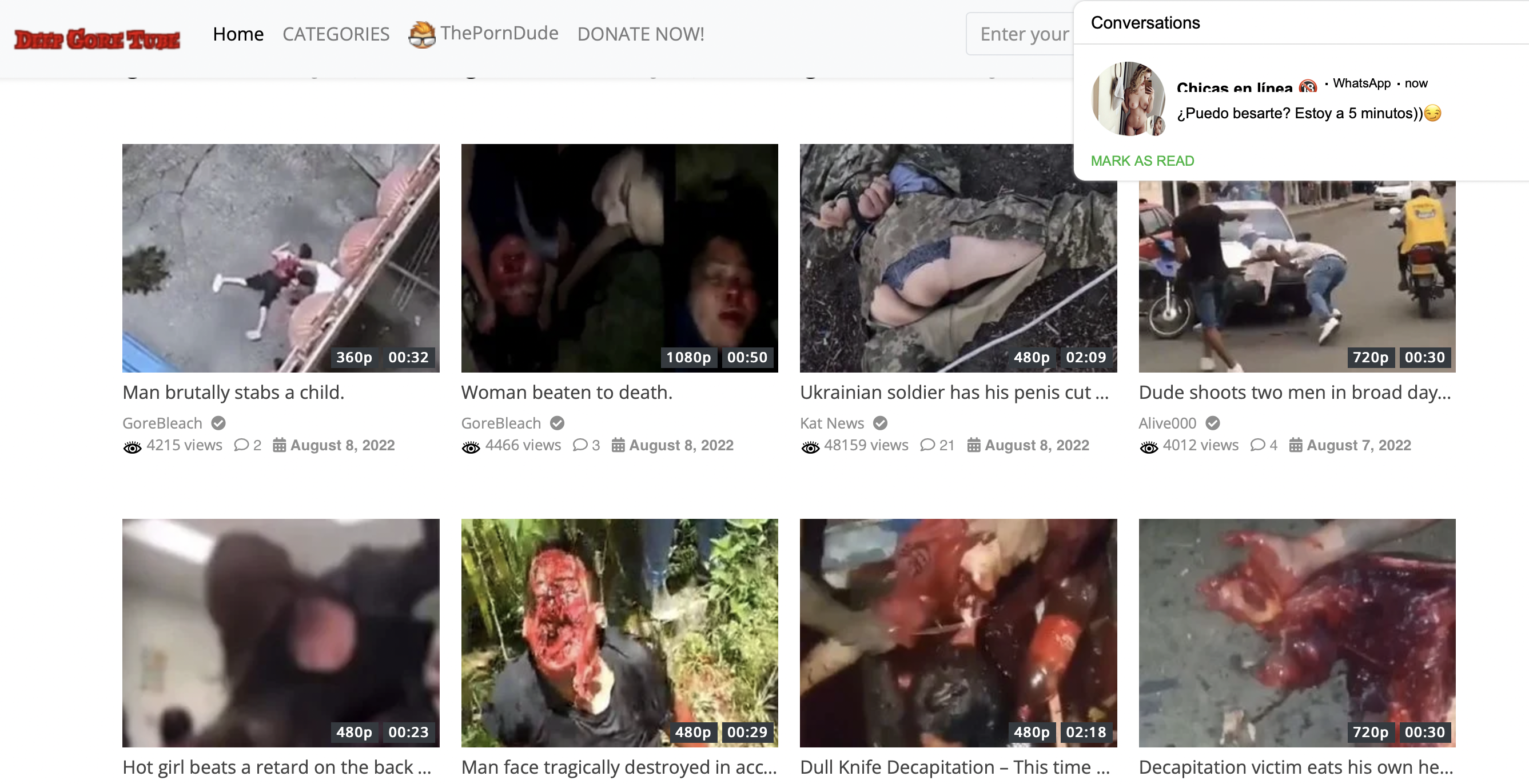 Best gore similar websites